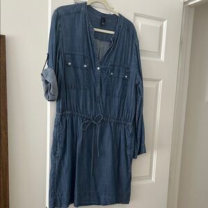 GAP Light Blue Denim Dress